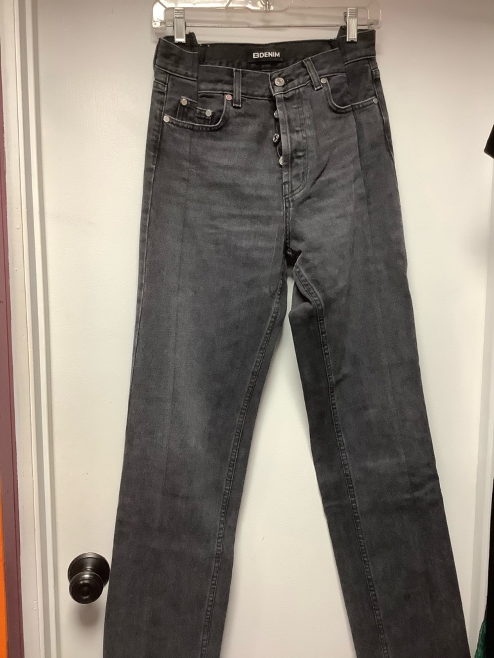 EB Denim Unraveled Grey wash Jeans